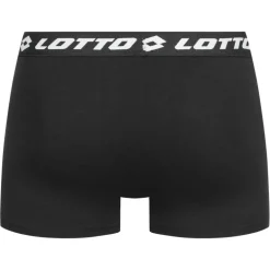 Lotto Retro Hombre Calzoncillos bóxer Pack de 3 negro MBXX1002NET-BLACK