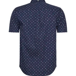 Lyle y Scott Flag Print Hombre Camisa de manga corta SW1302V-W154