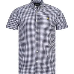 Lyle y Scott Gingham Hombre Camisa de manga corta SW1201V-Z650