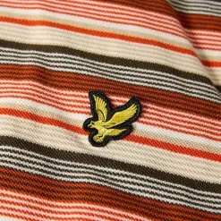 Lyle y Scott Stripe Hombre Polo SP1417V-W280