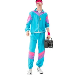 MAASKANTJE "Rikkard" Retro años 90 Chándal Disfraz turquesa