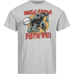 Maravilla Black Panther Wakanda Forever Hombre Camiseta FBMTS717SPO