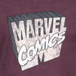MARAVILLA Retro 3D Comics Hombre Camiseta FBMTS716VIB
