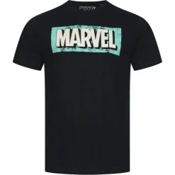 MARAVILLA Retro Logo Hombre Camiseta FBMTS750BLK