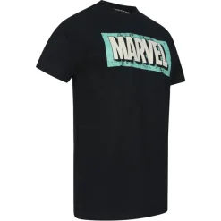MARAVILLA Retro Logo Hombre Camiseta FBMTS750BLK