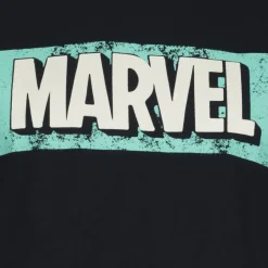 MARAVILLA Retro Logo Hombre Camiseta FBMTS750BLK