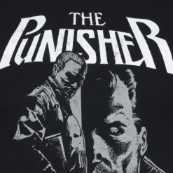 MARAVILLA The Punisher One Man Army Hombre Camiseta FBMTS789BLK