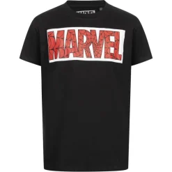 MARVEL Comics Spiderman Logo Niño Camiseta FBBTS734BLK