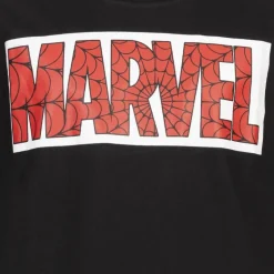 MARVEL Comics Spiderman Logo Niño Camiseta FBBTS734BLK