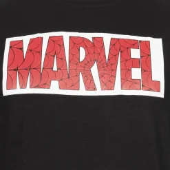 Marvel Web Logo Hombre Camiseta FBMTS730BLK