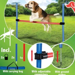 maxxpro Agilidad Spring Stick - Conjunto Agilidad para perros 47432