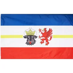 Mecklemburgo-Pomerania Occidental MUWO "Deutschland" Bandera 90x150cm