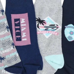 Miami Vice Hombre Calcetines 4 pares 93891887