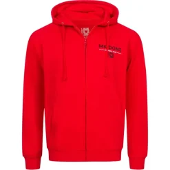 Milton Keynes Dons CASTORE Hombre Sudadera con cremallera y capucha INFMKDMON8-22-RED