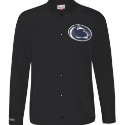 Mitchell & Ness Penn State University Hombre Chaqueta coach BFJKAJ18027-PENBLCK