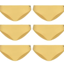 MONT EMILIAN "Lille" Mujer Bragas Pack de 6 amarillo