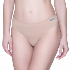MONT EMILIAN "Nimes" Mujer tanga Pack de 6 beige