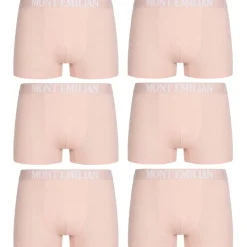 MONT EMILIAN "Rouen" Hombre Calzoncillos bóxer Pack de 6 rosa