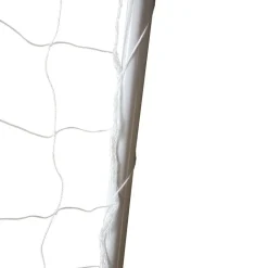 MUWO Portería de fútbol grande de acero 3 x 2 m negro/blanco