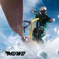 MUWO "Snowslider" Niño Bob Nieve rojo