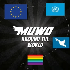 Naciones Unidas MUWO "Around the World" Bandera 90x150cm