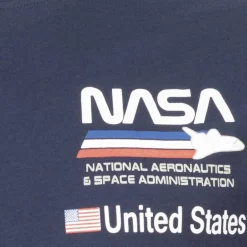 NASA Plane Aeronautics Hombre Camiseta TMMTS015NVY