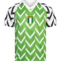 Nigeria "Retro History" JELEX Hombre Camiseta