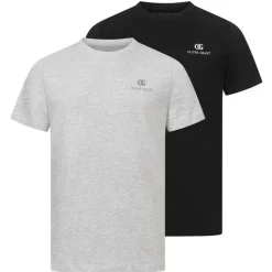 OLIVER GRANT® Hombre Camisetas interiores cuello redondo Pack de 2 mezcla 39493233