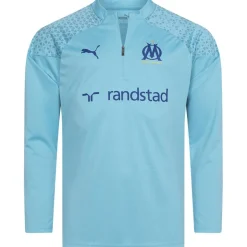 Olympique de Marsella PUMA Training 1/4-Zip Niño Sudadera 771918-21