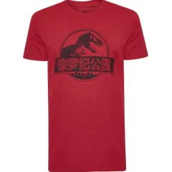 PARQUE JURÁSICO Mono Chinese Logo Hombre Camiseta POMTS191ACR