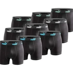 PUMA Everyday Hombre Calzoncillos bóxer Pack de 9 Negro 100003547-004
