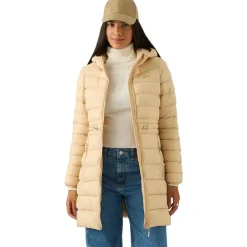 Reebok Long Glacier Shield Mujer Abrigo de invierno RBO20820-Avena