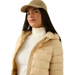 Reebok Long Glacier Shield Mujer Abrigo de invierno RBO20820-Avena