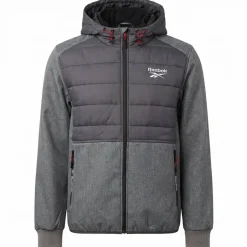 Reebok Mixed Hybrid Hombre Chaqueta de trekking RBO15620-Gris hielo