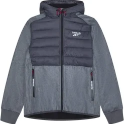 Reebok Mixed Hybrid Hombre Chaqueta de trekking RBO15620-Gris hielo