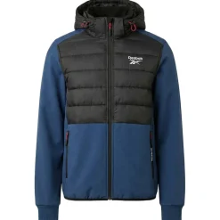 Reebok Mixed Hybrid Hombre Chaqueta de trekking RBO15620-Batik-Azul