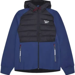 Reebok Mixed Hybrid Hombre Chaqueta de trekking RBO15620-Batik-Azul