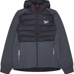 Reebok Mixed Hybrid Hombre Chaqueta de trekking RBO15620-Carbón vegetal