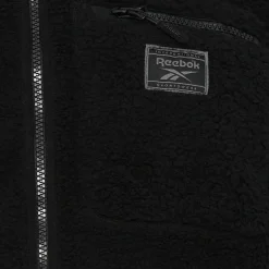 Reebok Sherpa Jacket Hombre Chaqueta de forro polar RBO15220-Negro