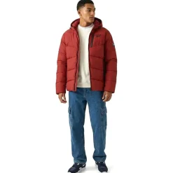 Reebok Stretch Puffer Hombre Chaquetón RBO15670-Óxido