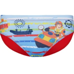 Sam El Bombero Niño Bañador slip SE1832-rojo