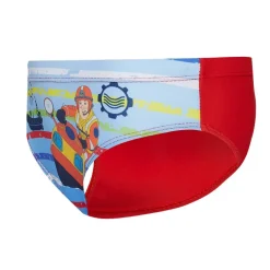 Sam El Bombero Niño Bañador slip SE1832-rojo