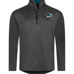 San Jose Sharks NHL Fanatics Hombre Cremallera de 1/4 Sudadera NL63999B2GEHJ5
