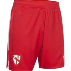 Sevilla Atlético CASTORE Hombre Pantalones cortos de segunda equipación TM1086-TRUEREDWHITE