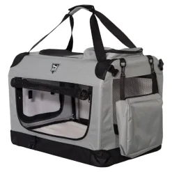 SPOCADO "Palace" Bolsa de transporte para animales 82 x 59 x 59 cm gris
