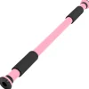 SPORTINATOR Barra de dominadas para marco de puerta 60 - 102 cm rosa