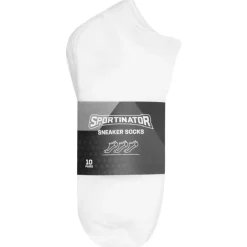 SPORTINATOR Calcetines cortos 10 pares blanco