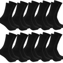 SPORTINATOR Calcetines de deporte 10 pares negro