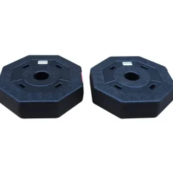 SPORTINATOR Discos de parachoques de 2 kg Discos de pesas para fitness Set de 2