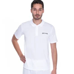 SPORTINATOR Essentials Hombre Polo de entrenamiento blanco
